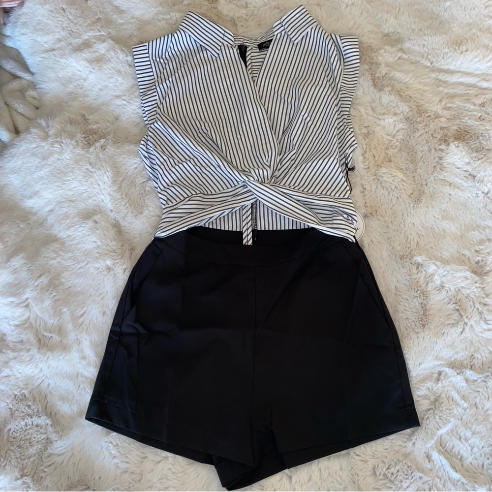 Striped Romper